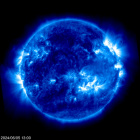 Click for time-lapse image of the sun