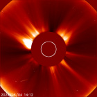 Latest LASCO C2 image of the Sun