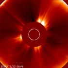 Latest LASCO C2 image of the Sun