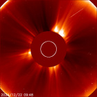 Latest LASCO C2 image of the Sun