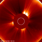 Latest LASCO C2 image of the Sun