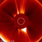 Latest LASCO C2 image of the Sun