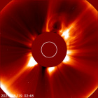 Latest LASCO C2 image of the Sun