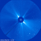 Latest LASCO C3 image of the Sun