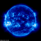 Click for time-lapse image of the sun