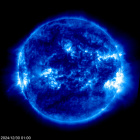 Click for time-lapse image of the sun