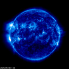 Click for time-lapse image of the sun